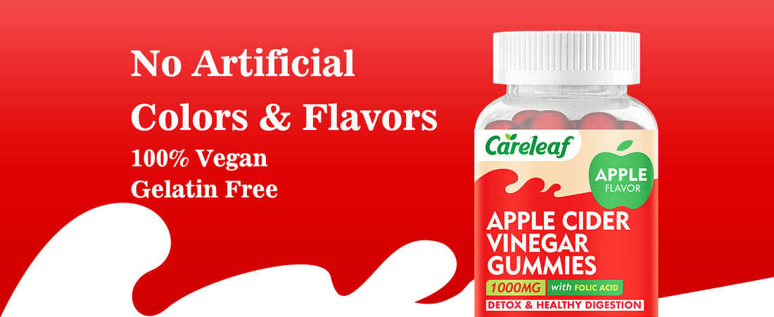 Apple cider vinegar gummies:Relieve digestion issues