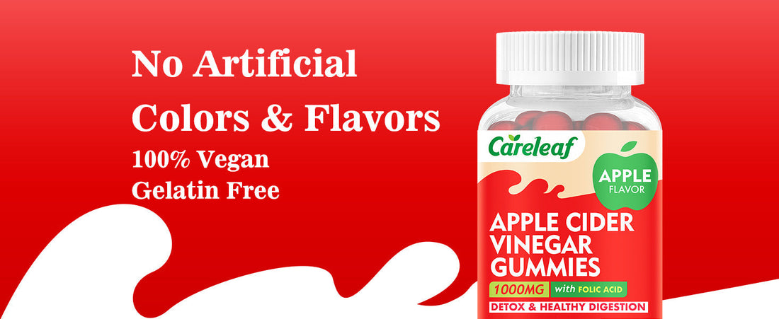 Apple cider vinegar gummies：Relieve digestion issues