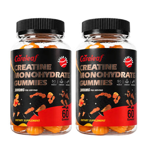 (Free Shipping) Careleaf Sugar Free Creatine Monohydrate Gummies for Men & Women - 3000mg Creatine Gummies for Muscle Growth,Strength & Energy Support - 60 Gummies
