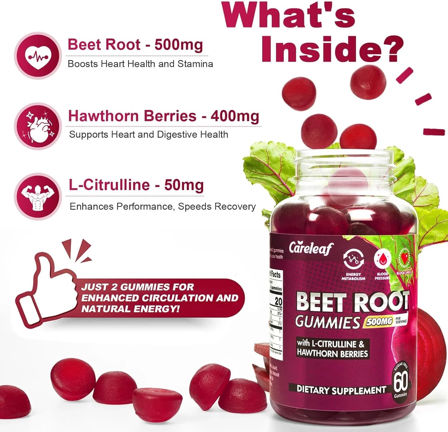 Beet Root Gummies & Collagen Gummies