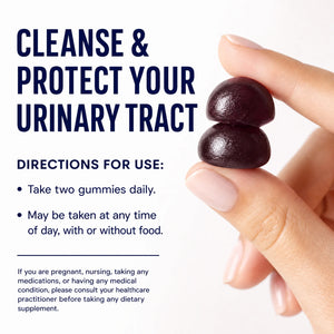 Careleaf Sugar Free Herbal Balance Gummies for Urinary & Immune Support - with Elderberry, Cranberry, Magnesium for Daily Wellness - Cranberry Flavor - 60 Gummies