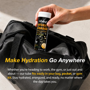 Careleaf Hydration Electrolyte Tablets - with Caffeine from Yerba Mate, Magnesium & 4 Other Electrolytes - Gluten Free, Vegan, Lime Flavor - 10 Count