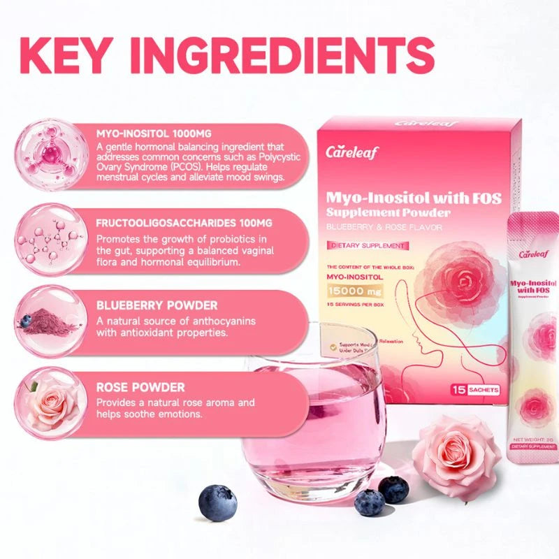 Careleaf Feminine Sugar Free Prebiotic Balance Powder