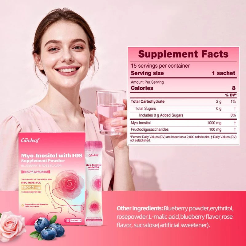 Careleaf Feminine Sugar Free Prebiotic Balance Powder