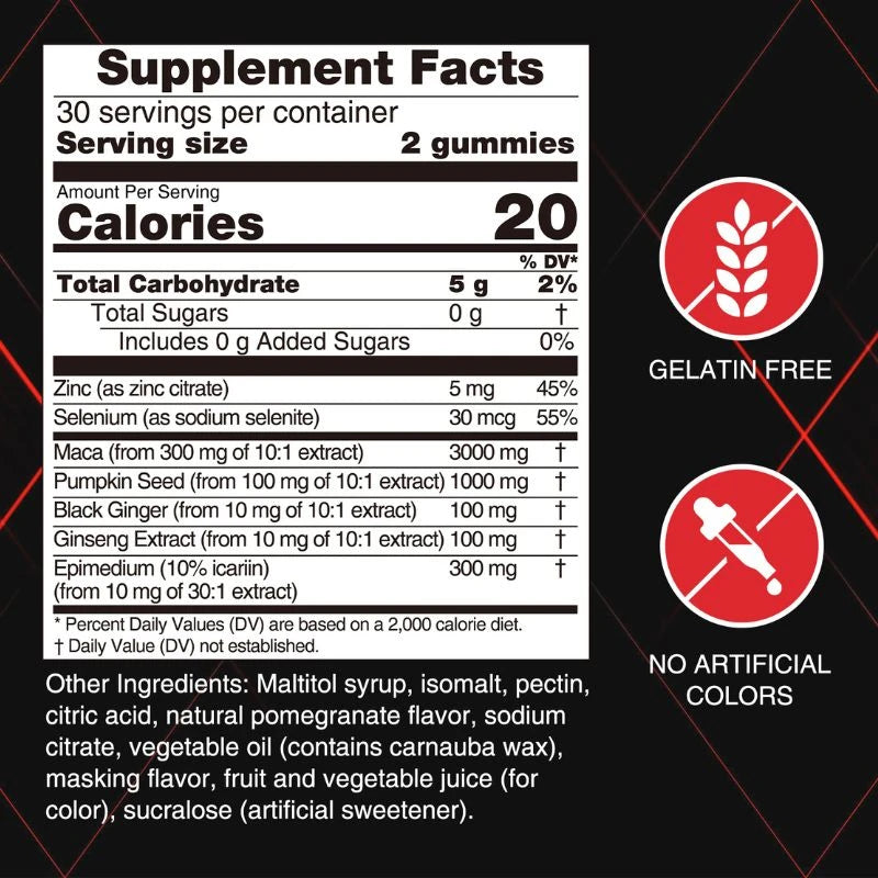 Men's Energy Gummies
