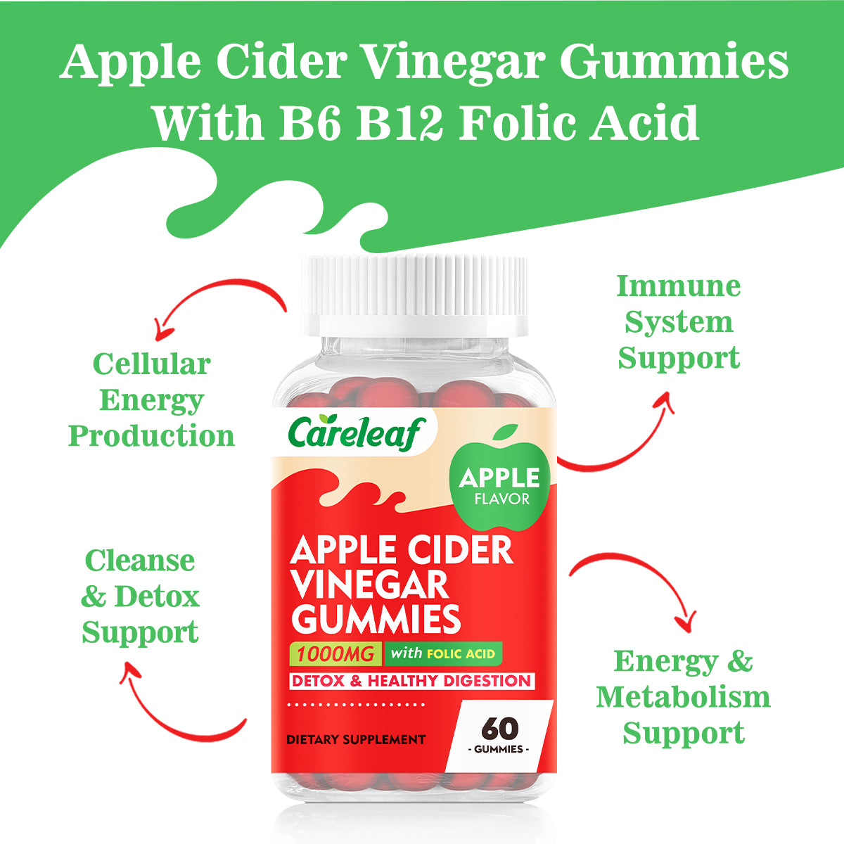 Careleaf Apple Cider Vinegar Gummies