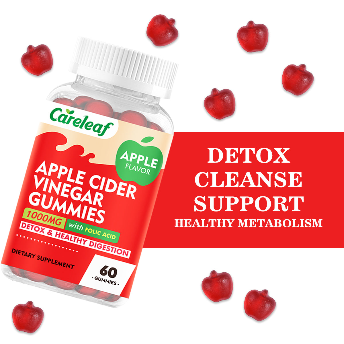 Careleaf Apple Cider Vinegar Gummies